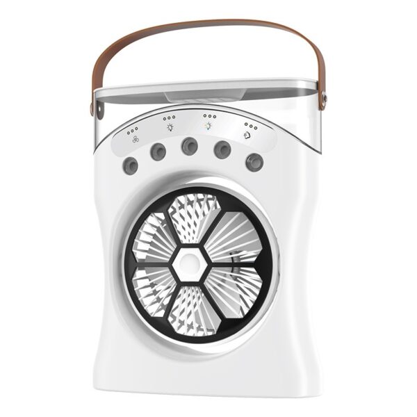 Portable Fan Portable Mini Humidifier Fan Water Spraying Fan Rechargeable Cooler Air Adjustment Fan For Hot Weather - Image 7