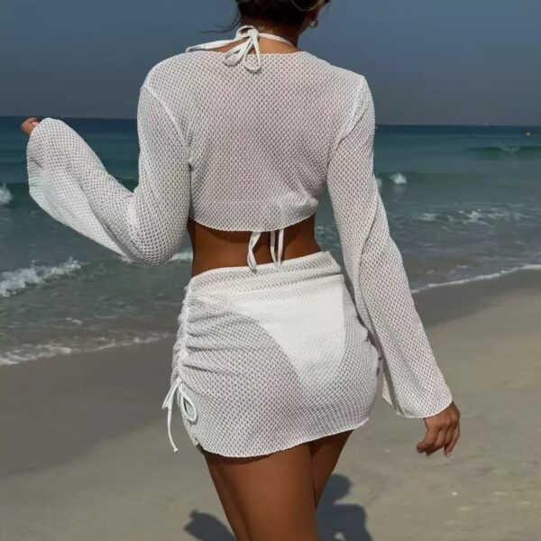 Pure Desire Blouse Split Banded Bikini Suit - Image 6